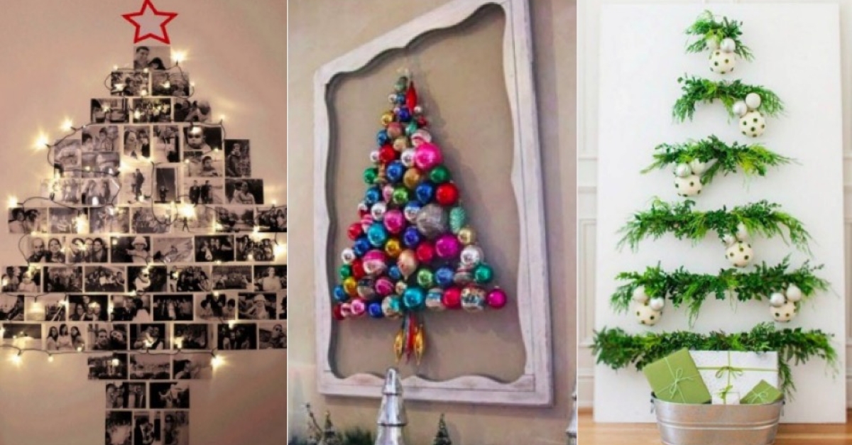 7 idées pour réaliser des sapins de Noël muraux
